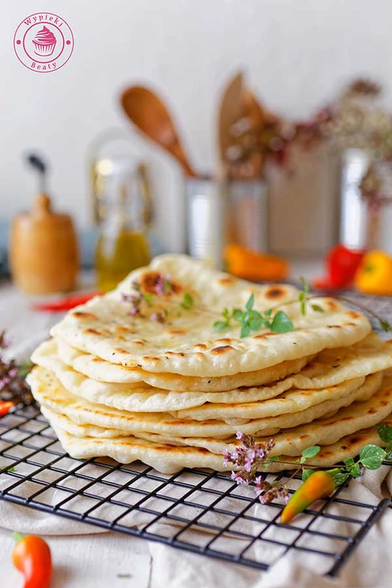 Domowe chlebki naan - Wypieki Beaty