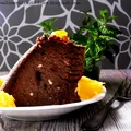 Sernik czekoladowy ricotta aromatyzowany pomarańczą