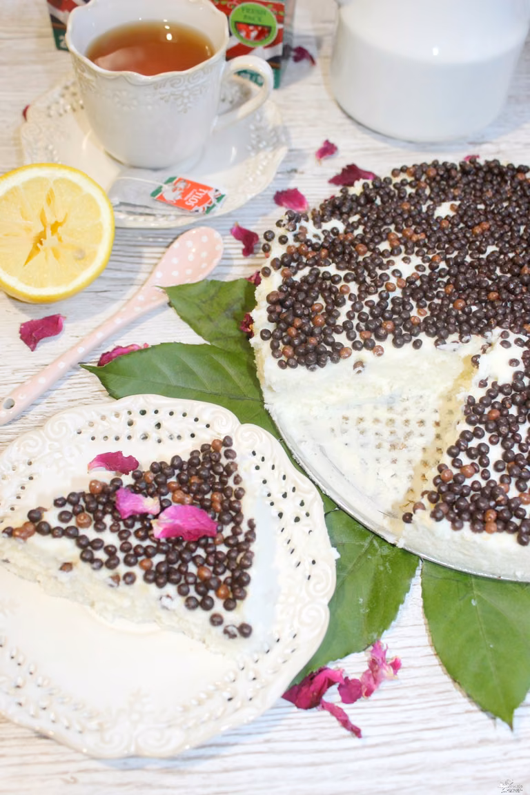 Śnieżynka z mascarpone – sernik bez pieczenia