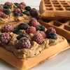 Gofry belgijskie z kremem kawowym