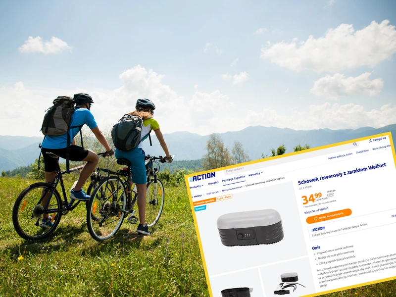Mały, ale sprytny! Schowek rowerowy na szyfr z Action za 34,99 zł to bezpieczeństwo i wygoda!