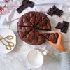 Czekoladowo-sernikowe brownie