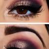 Połyskujący make up