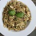 Makaron z bazyliowym pesto