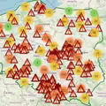 Mapa kleszczy. W której części Polski jest ich obecnie najwięcej?