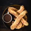 Churros z sosem czekoladowym