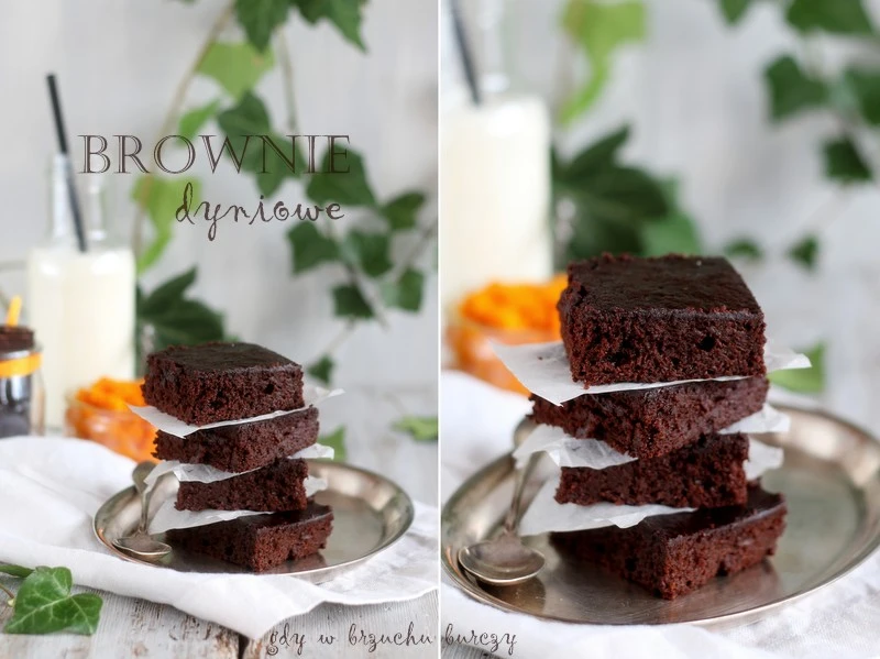 Brownie dyniowe