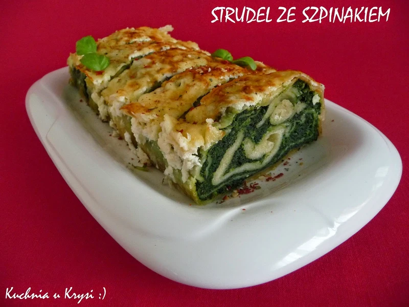 Strudel ze szpinakiem