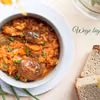 Lekki wege bigos z kiszonej kapusty z grzybami. Pycha.