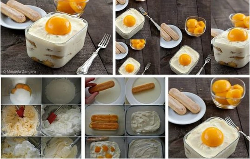 Brzoskwiniowe tiramisu