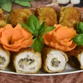 Roladki z pieczarkami i mozzarellą