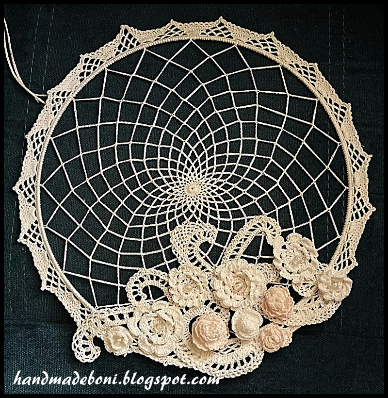 HandmadeBoni: Zawieszka z kwiatami