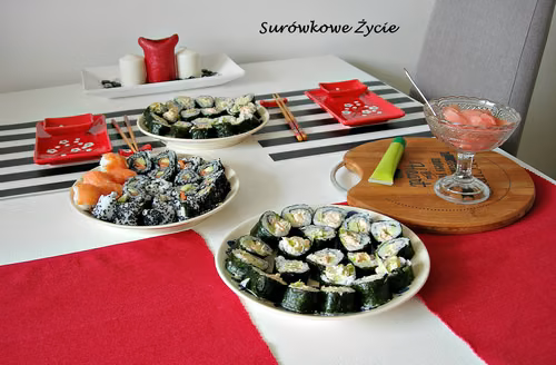 Robimy sushi w domu - nasze pierwsze futomaki.