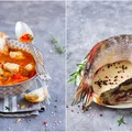 Zupa rybna z pomidorami i papryką