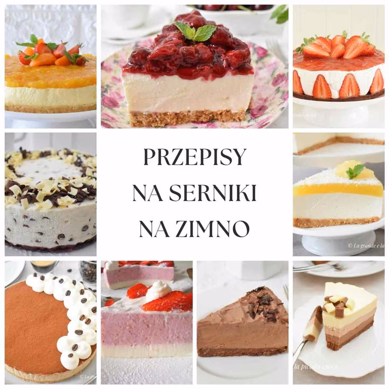 15 przepisów na serniki na zimno