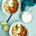 Tagine (tażin) wołowy z bakłażanem i quinoa