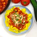 Tagliatelle z cukinią i kurczakiem