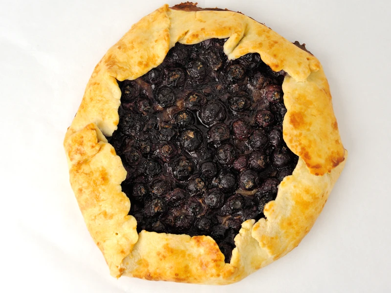 Jagodowe Galette na kruchym cieście