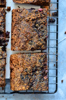 FIT BROWNIE Z JAGODAMI/ BEZ GLUTENU