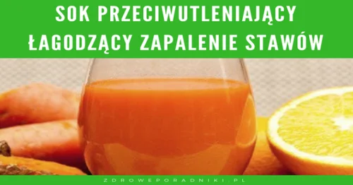 Sok przeciwutleniający do łagodzenia zapalenia stawów