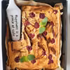 Malinowy sernik z brownie