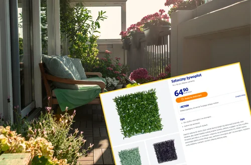 Te panele z Action totalnie odmienią balkon i wnętrze! Za 65 zł zielona oaza przez cały bez podlewania, a montaż to pikuś