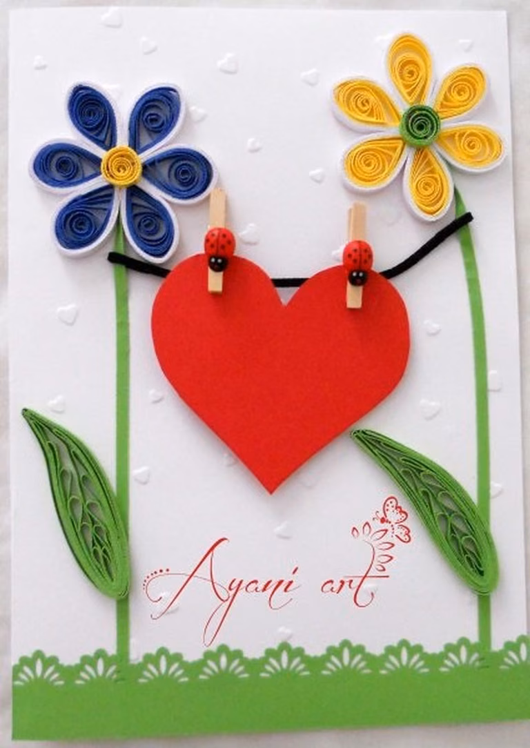Kartka na Walentynki DIY