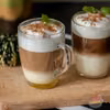 LATTE Z SYROPEM DYNIOWYM