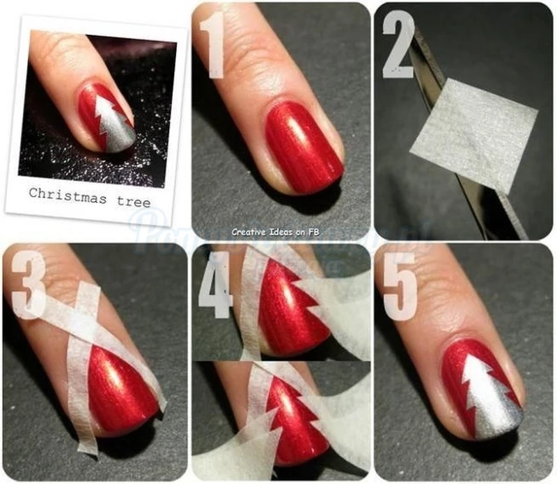 Świąteczny manicure w 5 minut!