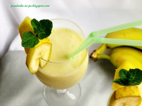 Smoothie banan-ananas-kokos