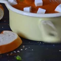 Zupa krem z pieczonej papryki i pieczonego kalafiora
