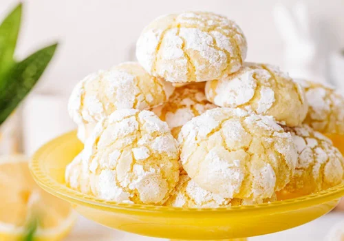 Popękane ciastka cytrynowe