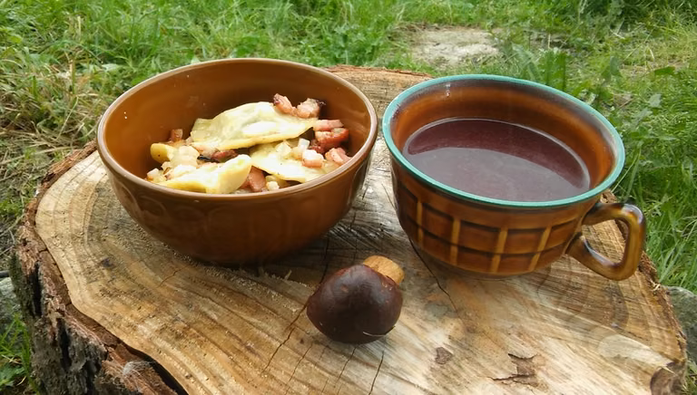 Szybkie i proste pierożki z grzybami