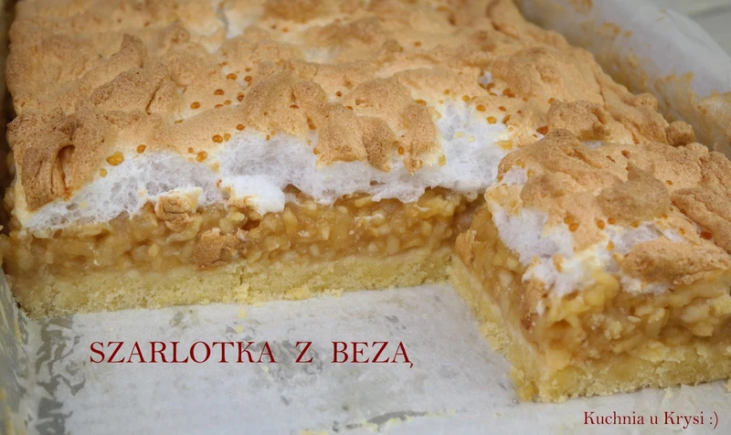 Szarlotka z bezą