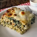 Lasagne z kurczakiem i szpinakiem :)