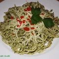 Spaghettti con spinaci