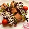 Rolls'y z naleśników pieczarkowych