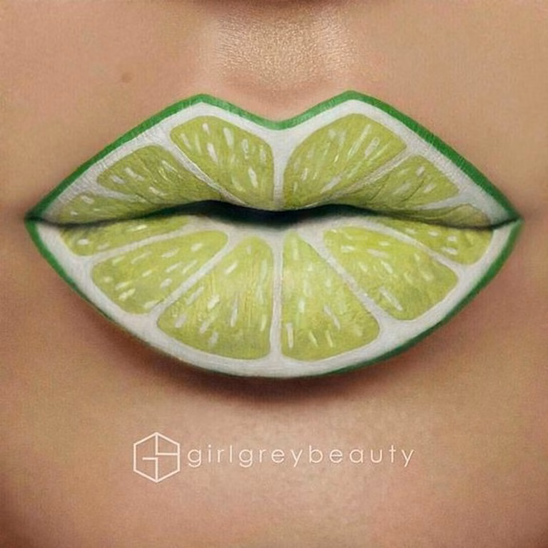 Limonkowe usta