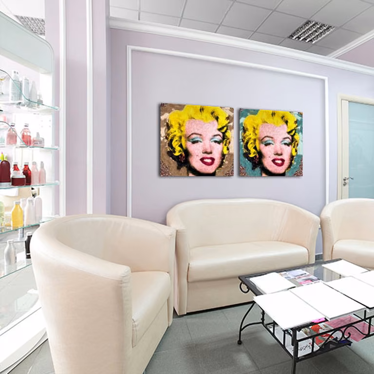 Marlin Monroe w stylu pop art