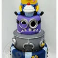 Torcik z minionkami