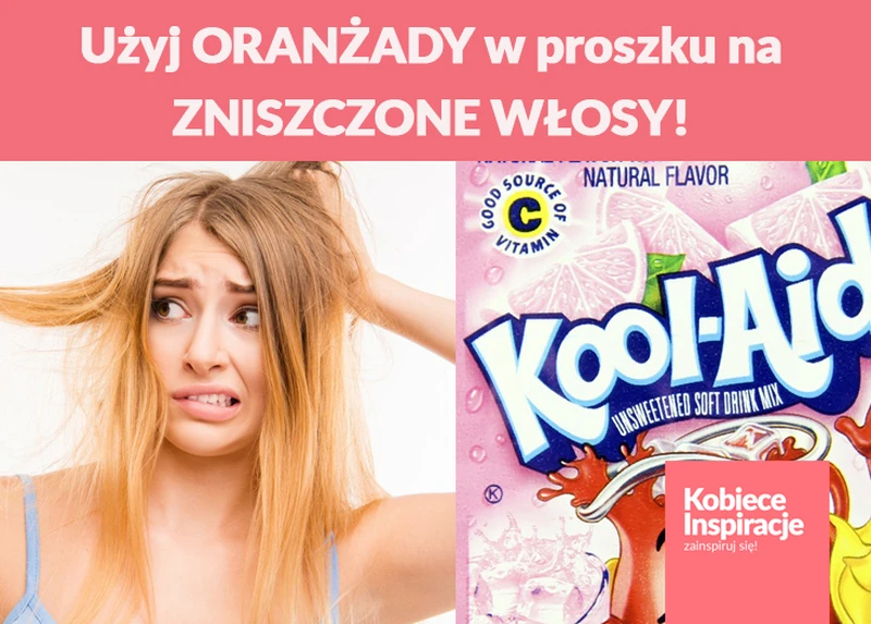 Użyj ORANŻADY w proszku na ZNISZCZONE WŁOSY!