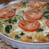 Tarta brokułowa z boczkiem i serem feta