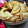 PIEROGI Z KAPUSTĄ I PIECZARKAMI PIECZONE W PIEKARNIKU