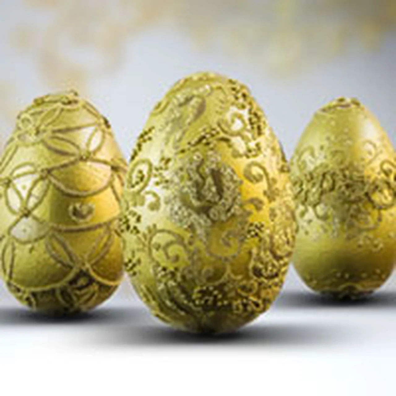 Wielkanoc na złoto - ręcznie robione pisanki