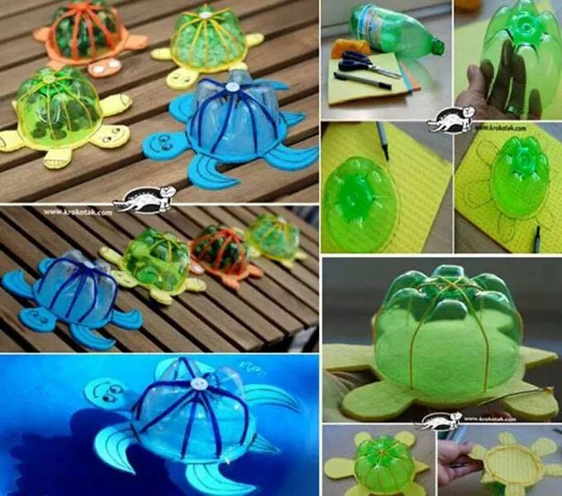 Zabawki z plastikowych butelek
