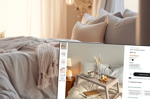 Bestseller za 25,99 zł! Składany stolik z Sinsay podbija sypialnie i poranki w łóżku!