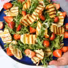 Sałatka z serem Halloumi i truskawkami