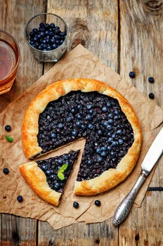 GALETTE Z BORÓWKAMI