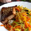 Łosoś Teriyaki