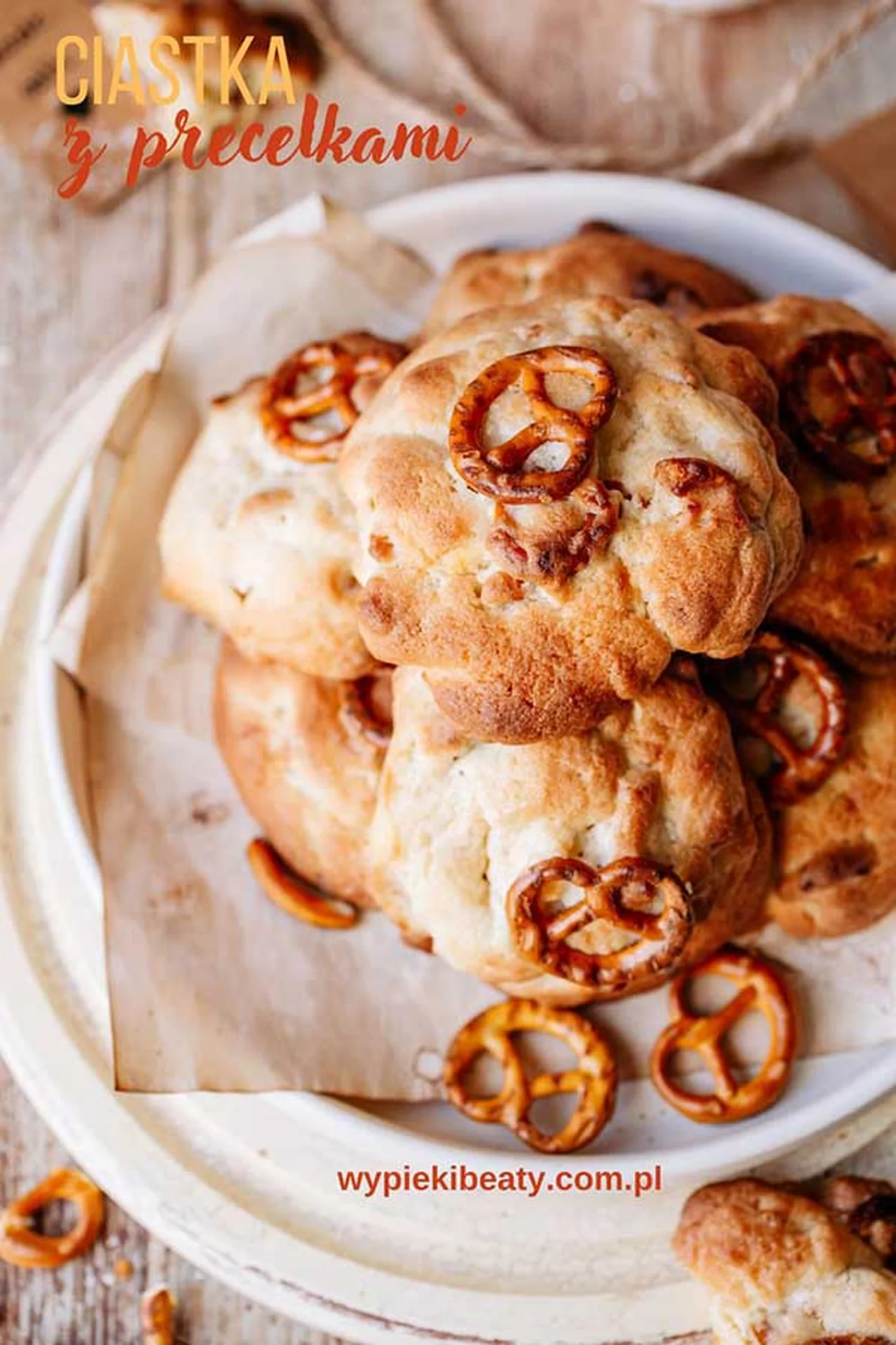 Proste ciastka z precelkami